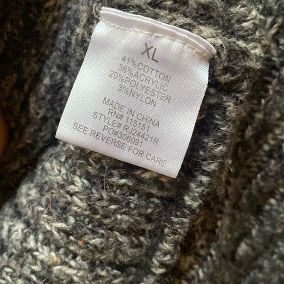 Romeo & Juliet Couture Marled Chucky Sweater Cardi / Size XL - Picture 12 of 16